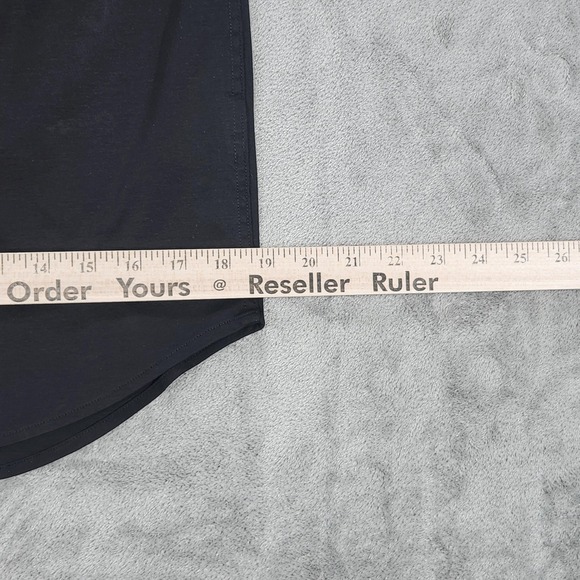 Buttercloth Shirt Mens Small Black Moon In Black Short Sleeve Button Up Casual - Picture 14 of 15